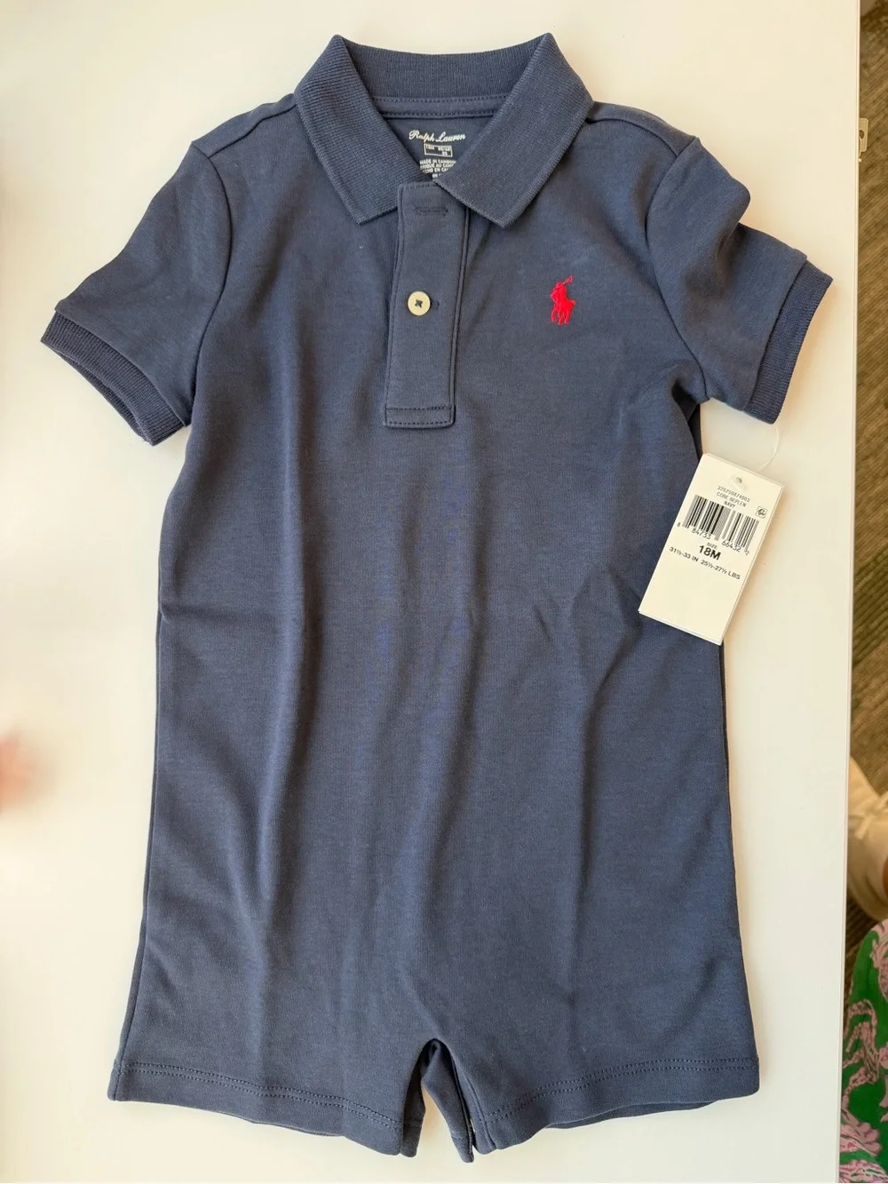 Ralph Lauren Onesie NWT 18M Navy